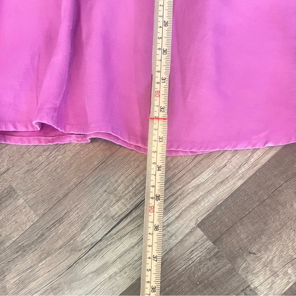 Free People Be My Baby Ruched Front Elbow Sleeve Dress Size 8 Pink - Picture 4 of 11